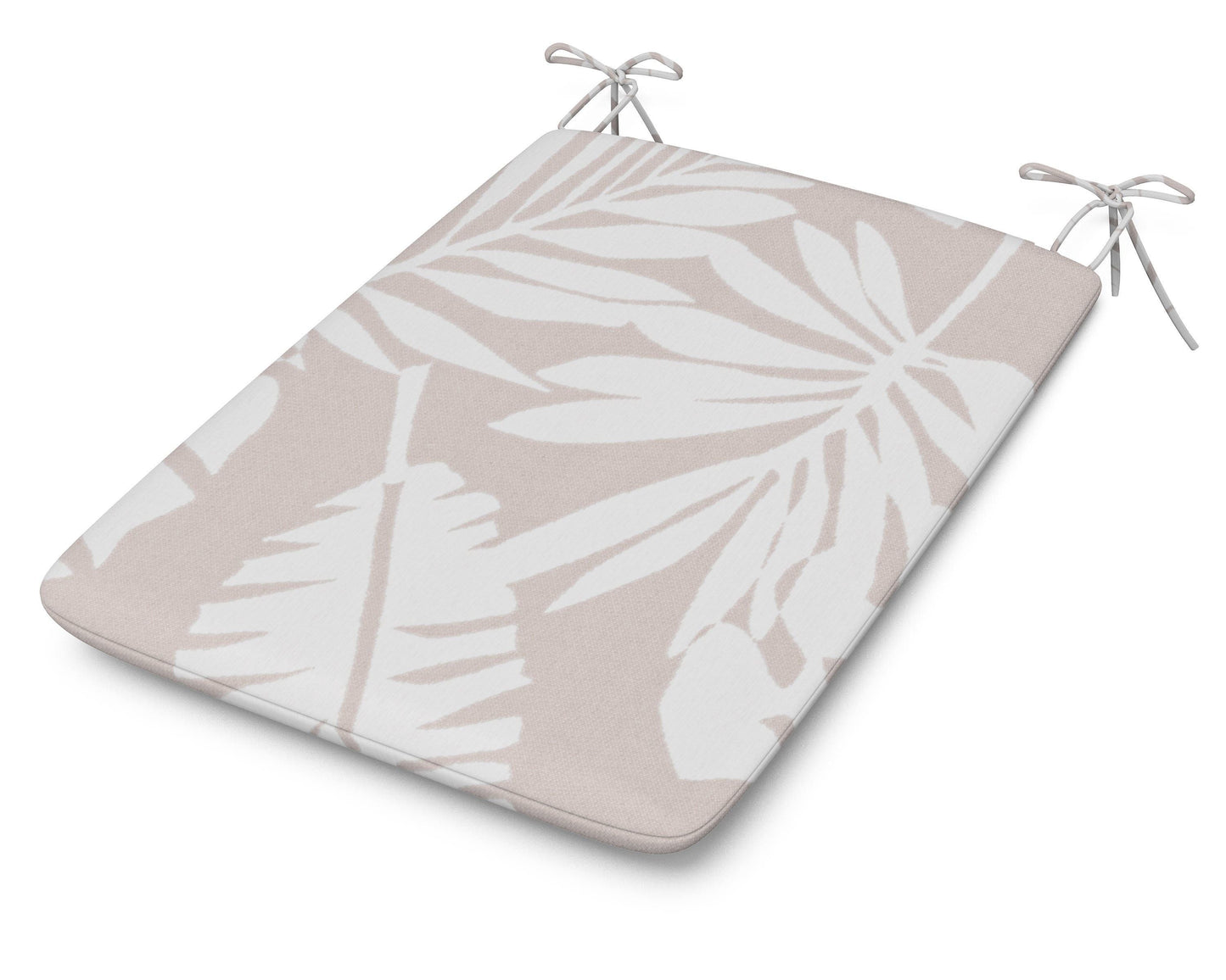 POLYWOOD 1100 Plaza Seat Pad — Leaf Dune Burlap