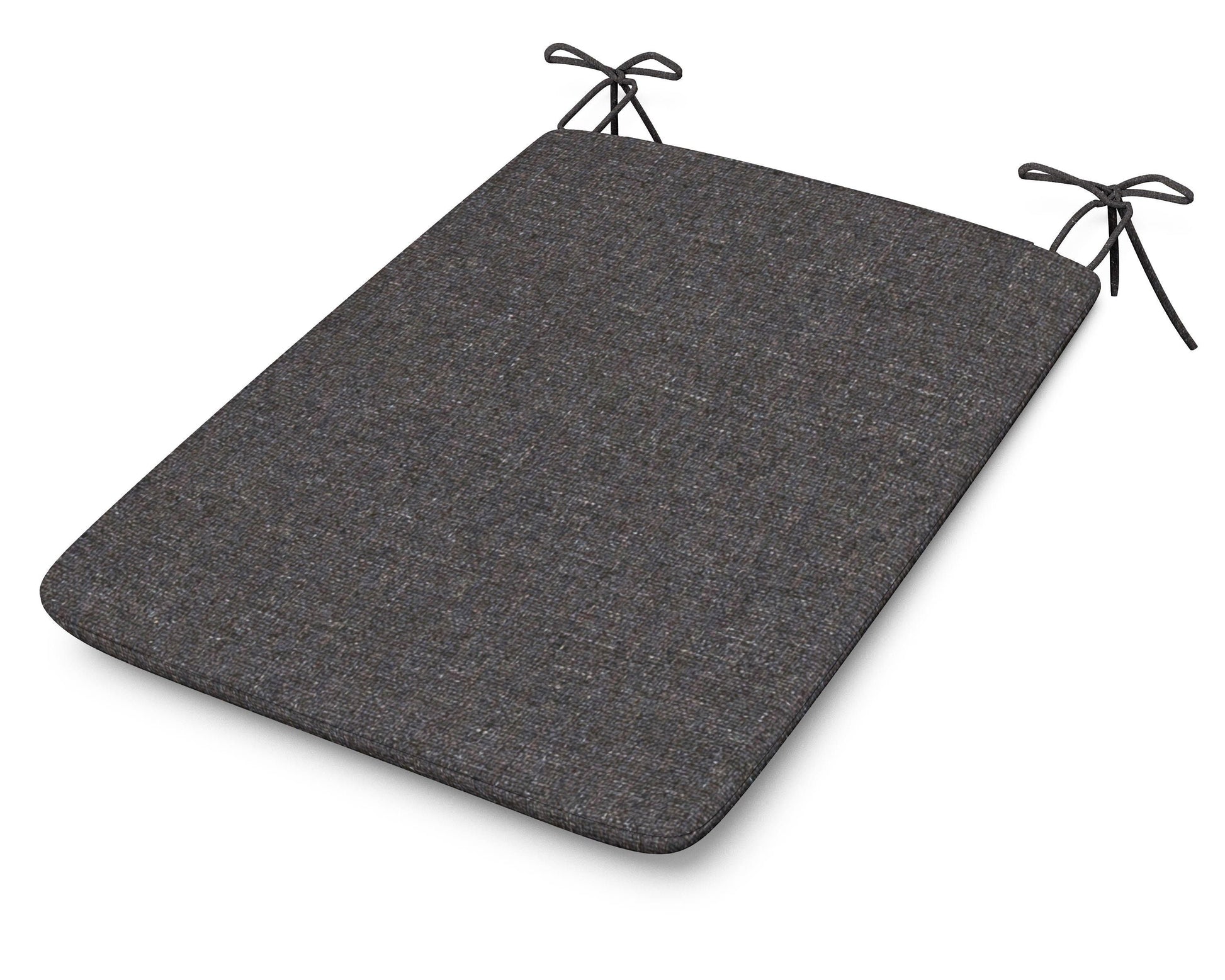 POLYWOOD 1100 Plaza Seat Pad — Ash Charcoal