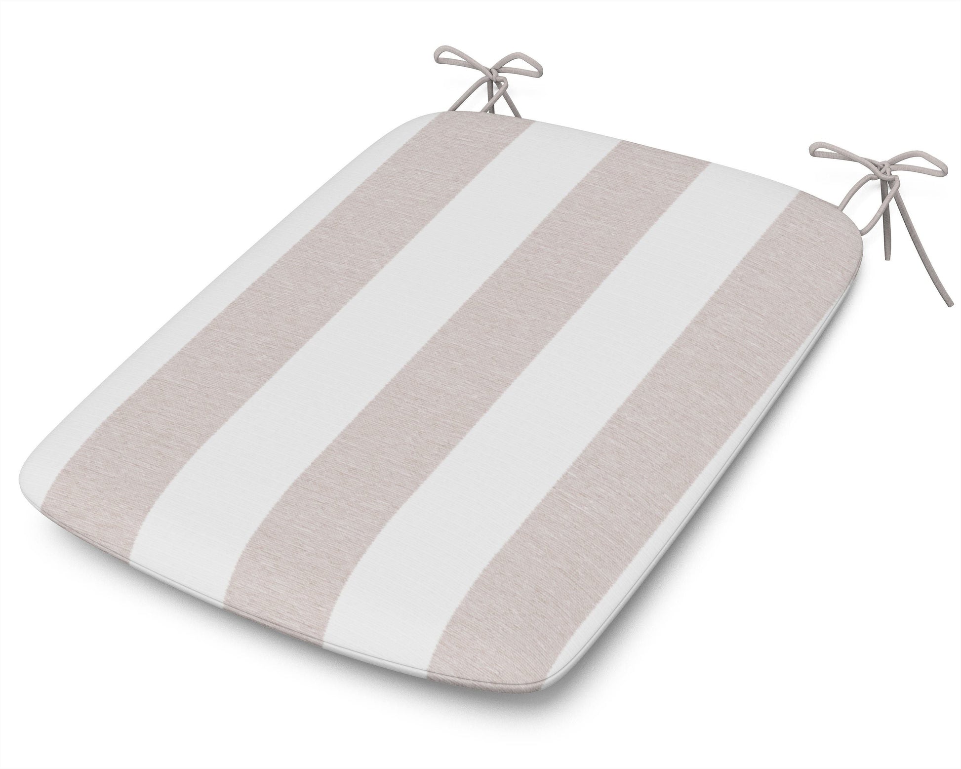 POLYWOOD 1120 Urban Seat Pad — Cabana Stripe Dune Burlap