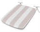 POLYWOOD 1120 Urban Seat Pad — Cabana Stripe Dune Burlap