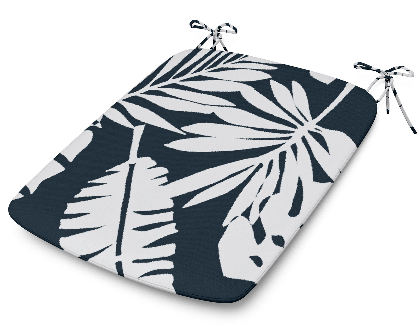 POLYWOOD 1120 Urban Seat Pad — Leaf Marine Indigo