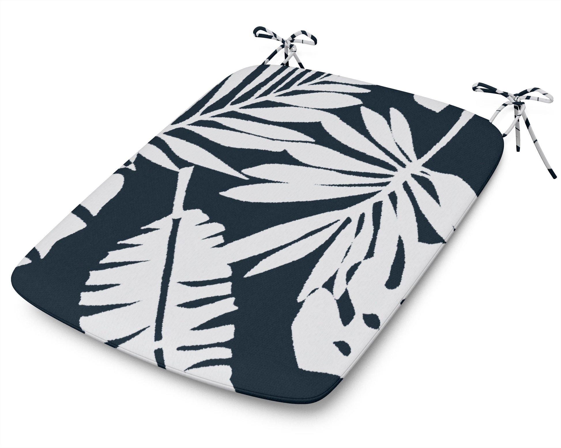 POLYWOOD 1120 Urban Seat Pad — Leaf Marine Indigo