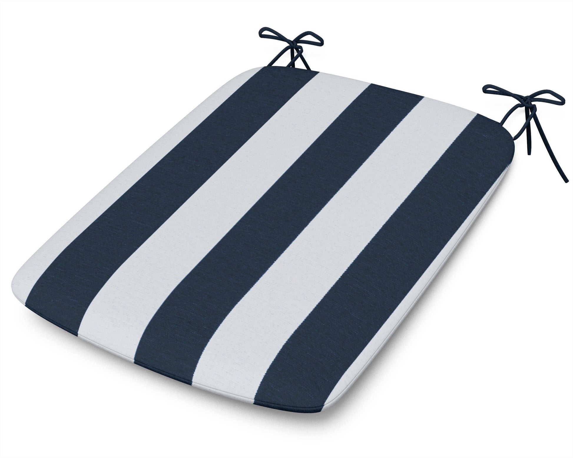 POLYWOOD 1120 Urban Seat Pad — Cabana Stripe Marine Indigo