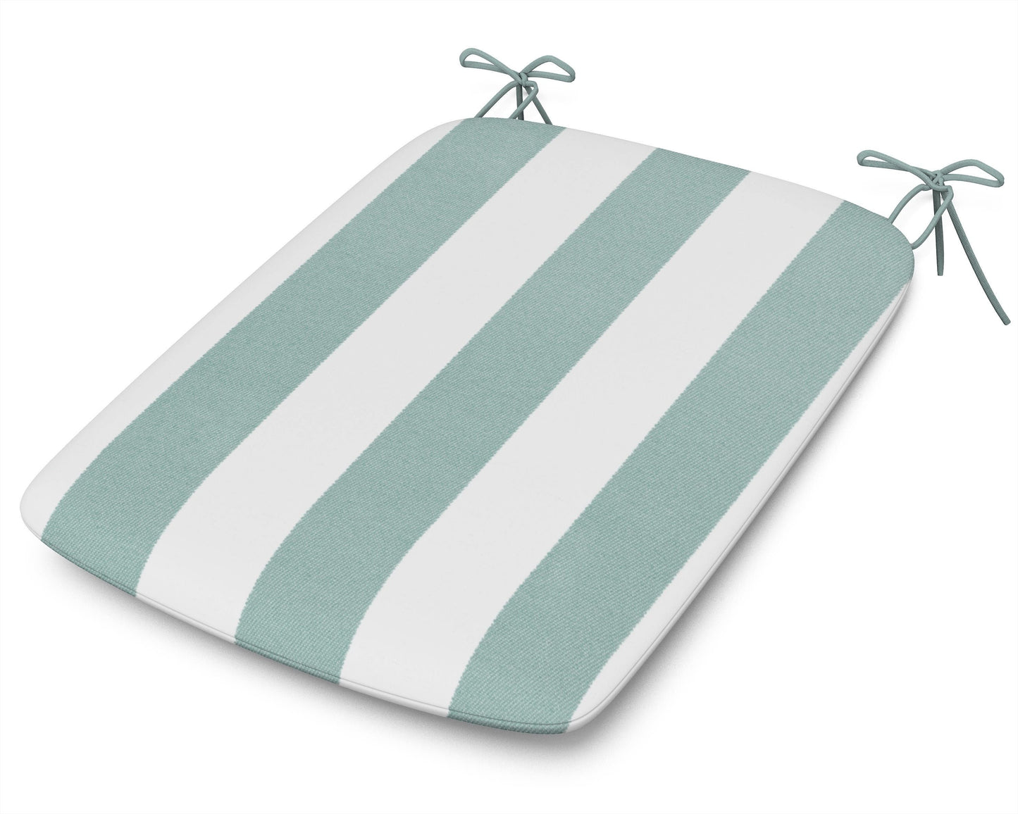 POLYWOOD 1120 Urban Seat Pad — Cabana Stripe Glacier Spa