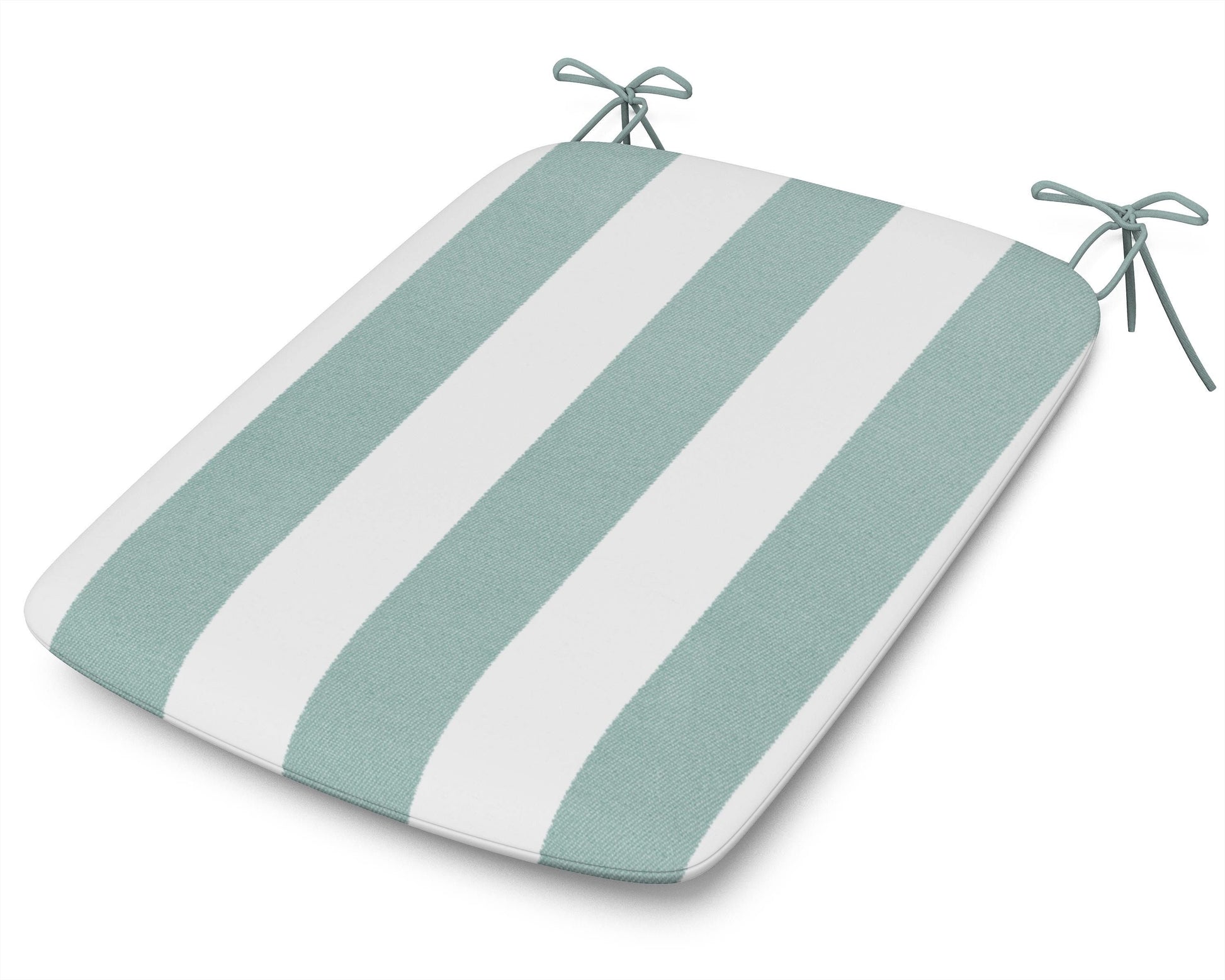 POLYWOOD 1120 Urban Seat Pad — Cabana Stripe Glacier Spa