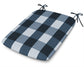 POLYWOOD 1120 Urban Seat Pad — Buffalo Plaid Marine Indigo