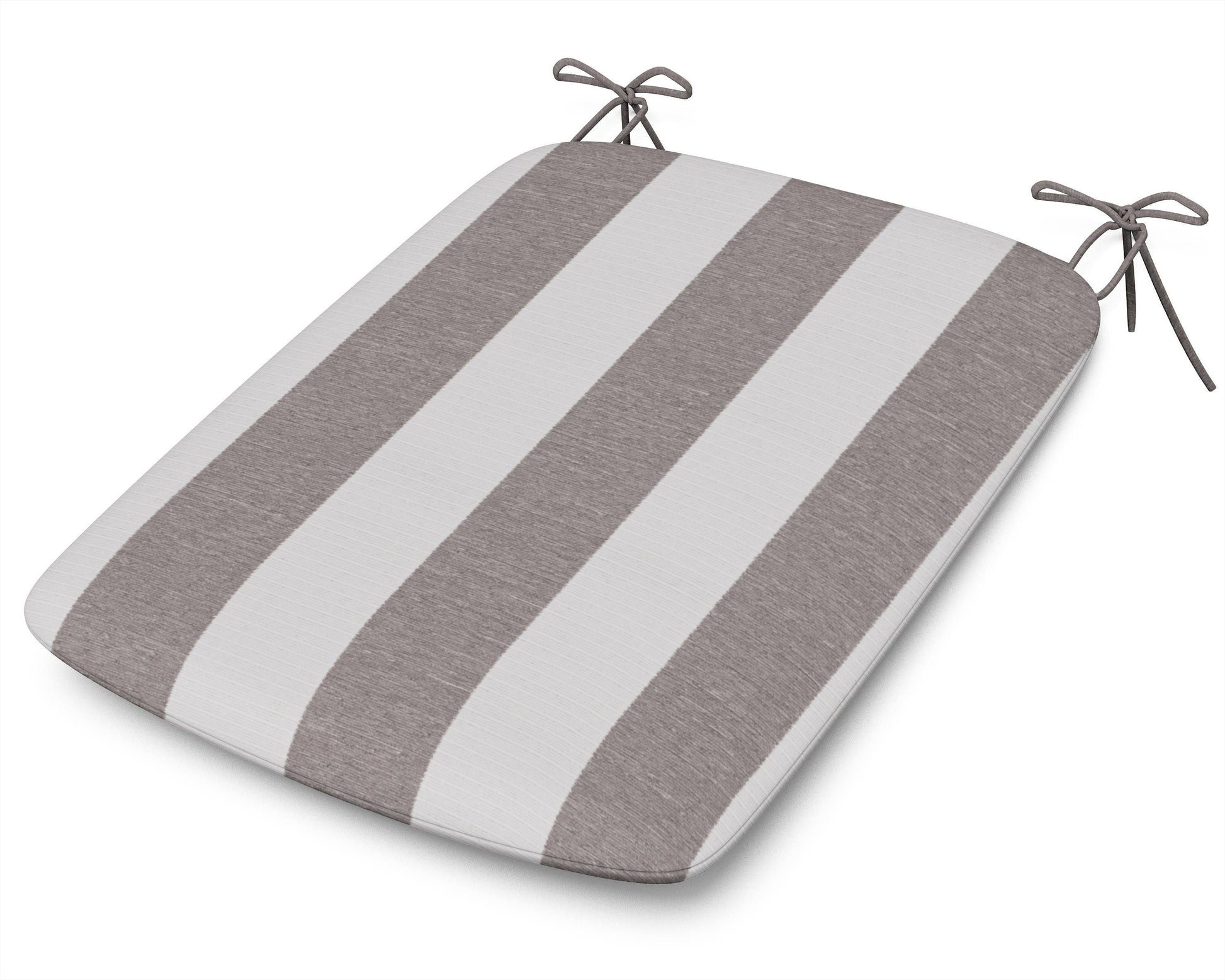 POLYWOOD 1120 Urban Seat Pad — Cabana Stripe Grey Mist