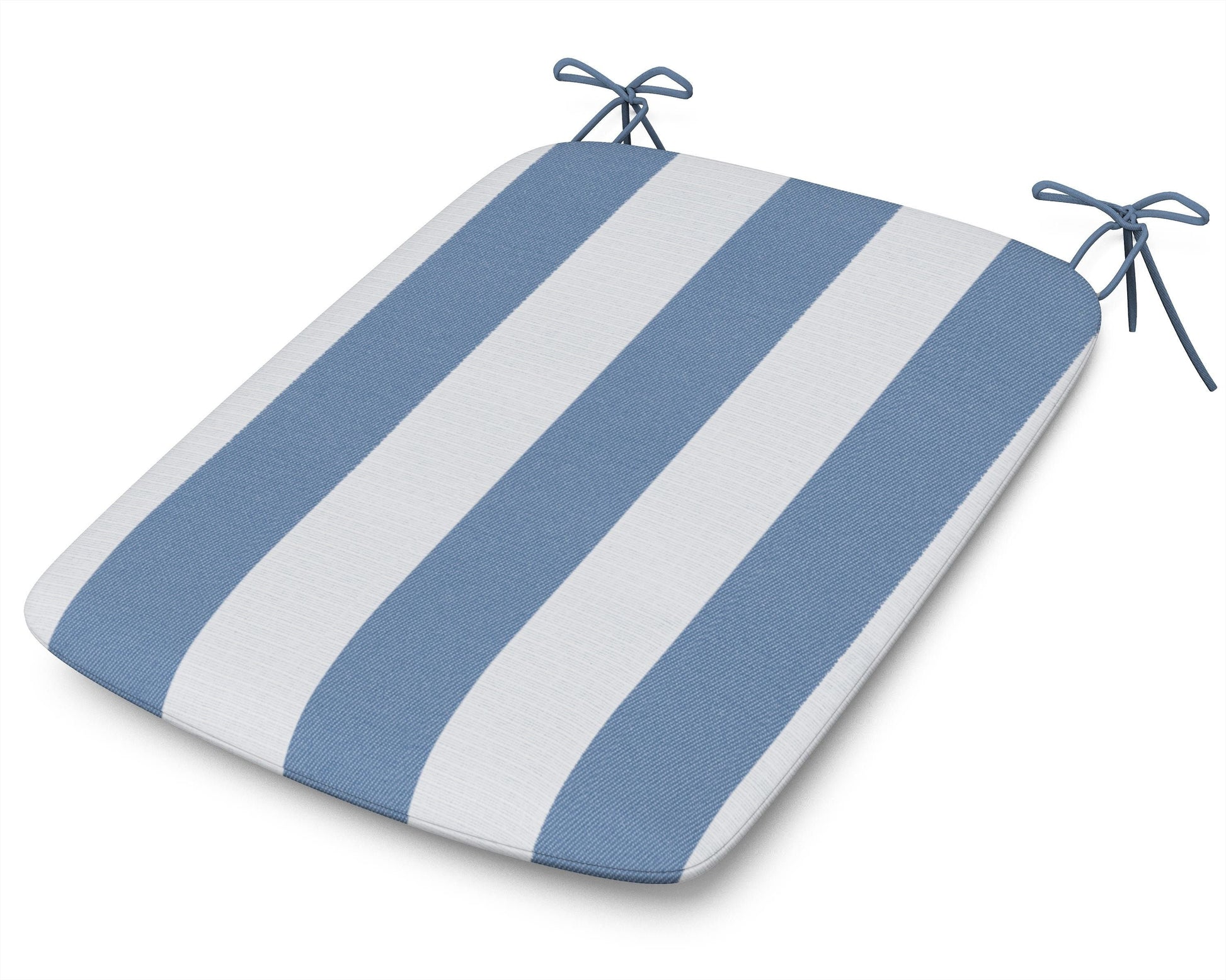 POLYWOOD 1120 Urban Seat Pad — Cabana Stripe Sky Blue