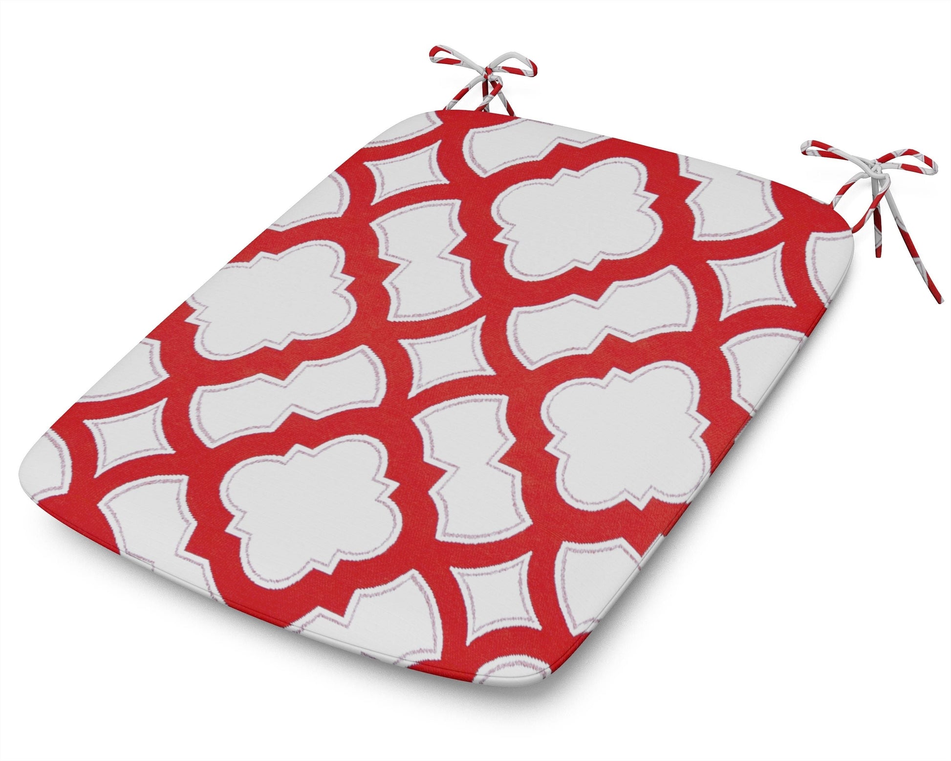 POLYWOOD 1120 Urban Seat Pad — Trellis Crimson