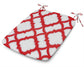 POLYWOOD 1120 Urban Seat Pad — Trellis Crimson