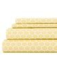 Honeycomb 4-Piece Patterned Sheet Set