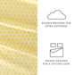 Honeycomb 4-Piece Patterned Sheet Set
