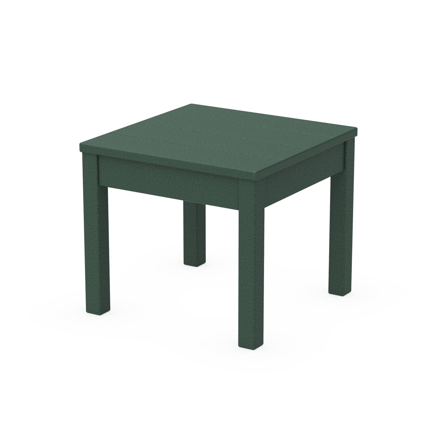 POLYWOOD 22" Square End Table — Green