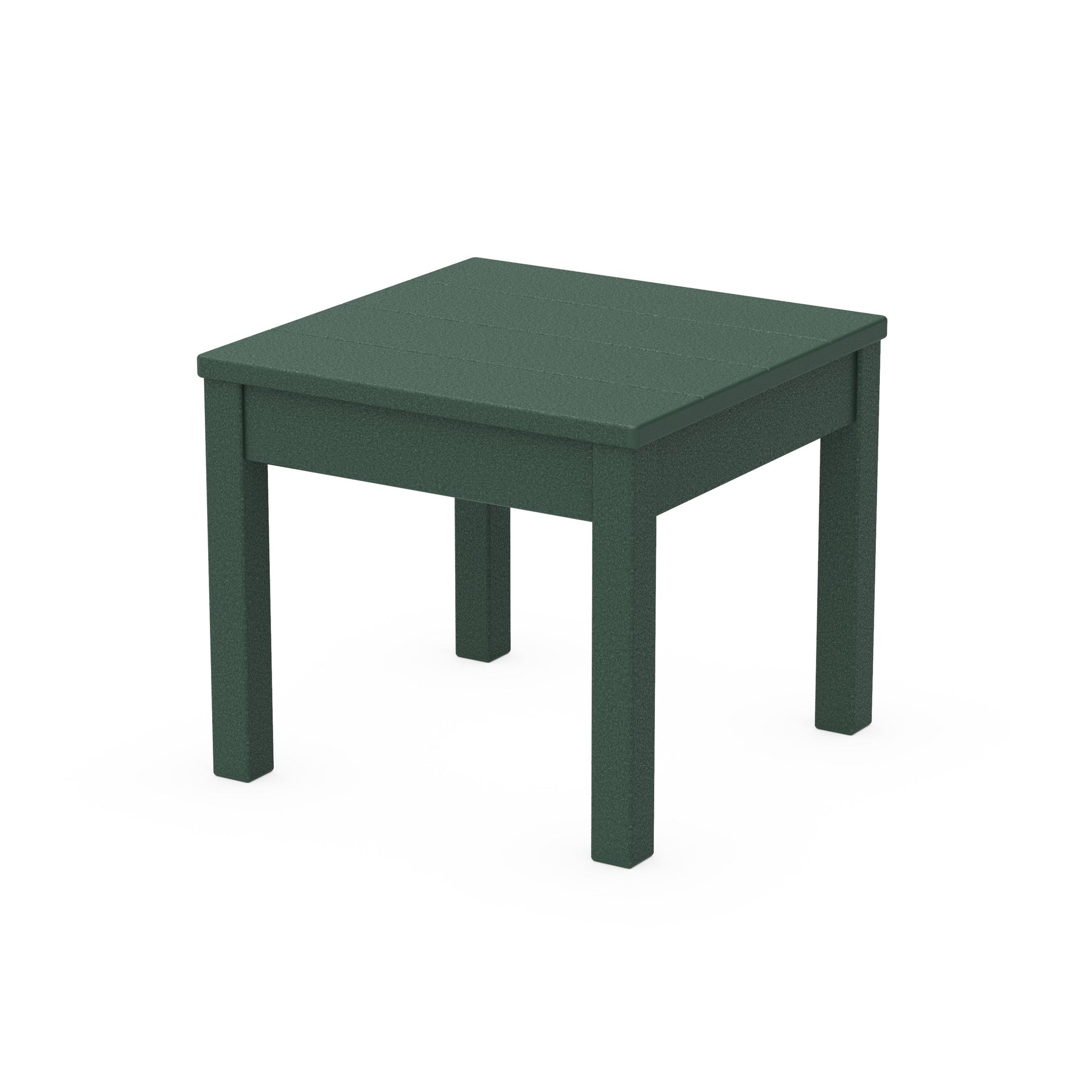 POLYWOOD 22" Square End Table — Green