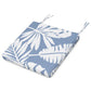 POLYWOOD Acadia Dining Side Seat Pad — Leaf Sky Blue