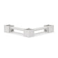 POLYWOOD 60" Country Living L- Shaped Planter Bench Corner Set - Large — Vintage White