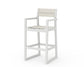 POLYWOOD EDGE Sling Bar Arm Chair — Vintage White / Parchment Sling