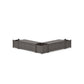 POLYWOOD 48" Vineyard L- Shaped Planter Storage Bench Corner Set — Driftwood