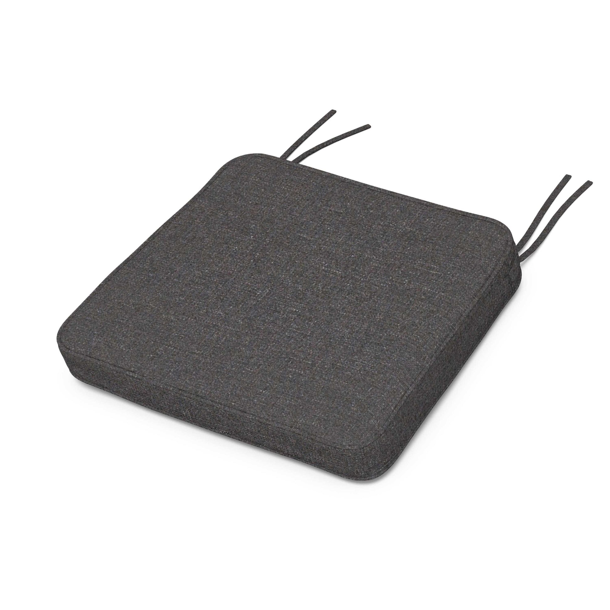 POLYWOOD Chinoiserie Arm Chair Seat Cushion — Ash Charcoal