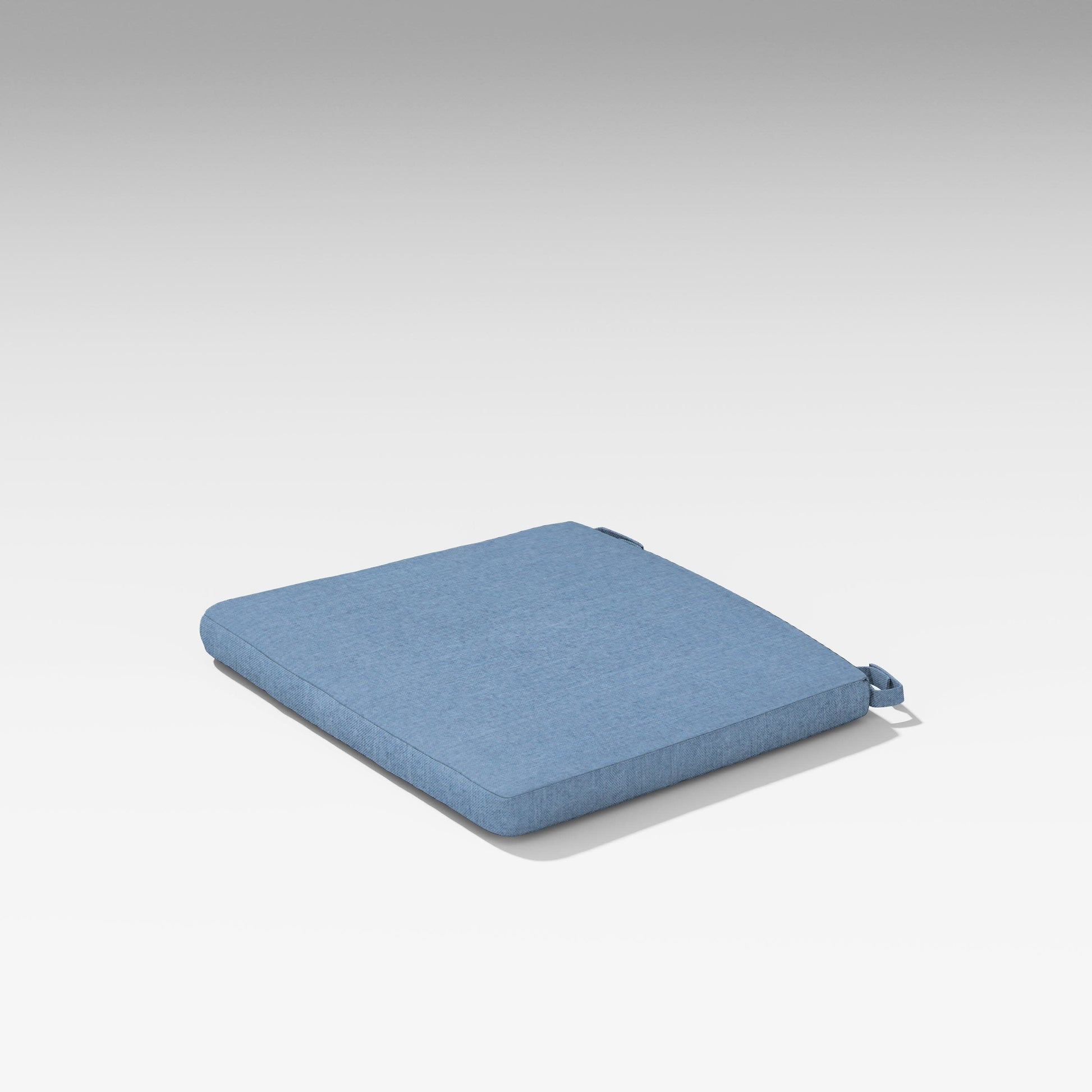 POLYWOOD Latitude Dining Chair Quick-Dry Seat Pad — Sky Blue