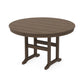 POLYWOOD 48" Round Farmhouse Dining Table — Kona