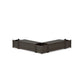 POLYWOOD 48" Country Living L- Shaped Planter Storage Bench Corner Set — Vintage Coffee