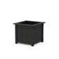 POLYWOOD Acadia Large Square Planter Box — Black