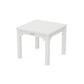 POLYWOOD Chinoiserie End Table — Vintage White