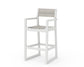 POLYWOOD EDGE Sling Bar Arm Chair — White / Birch Sling