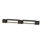 POLYWOOD 60" Vineyard Straight Double Planter Bench Set — Vintage Coffee