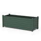 POLYWOOD Nautical Large Rectangle Triple Planter Box — Green