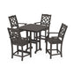 POLYWOOD Chinoiserie 5-Piece Counter Set — Vintage Coffee