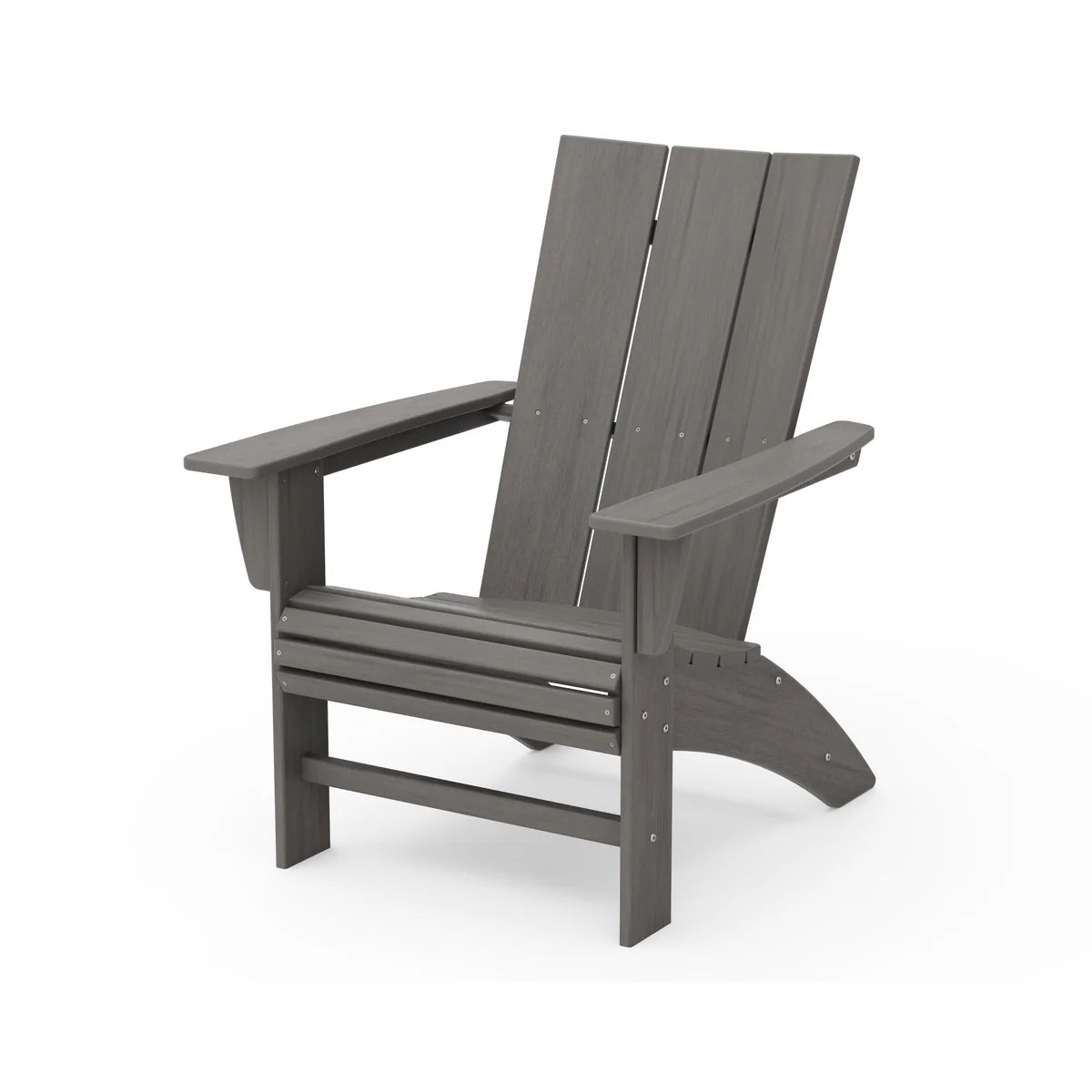 Polywood - Modern Curveback Adirondack Chair - FREE SHIPPING