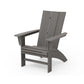 Polywood - Modern Curveback Adirondack Chair - FREE SHIPPING