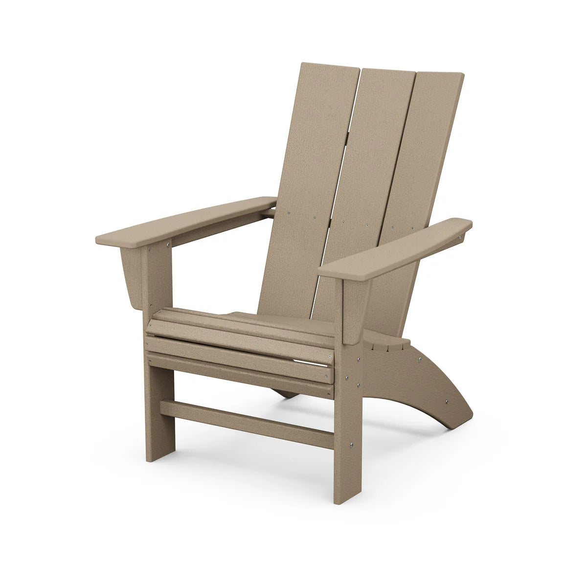 Polywood - Modern Curveback Adirondack Chair - FREE SHIPPING