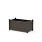 POLYWOOD Vineyard Rectangle Double Planter Box — Vintage Coffee