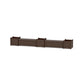 POLYWOOD 48" Vineyard Straight Double Planter Storage Bench Set- Large — Kona