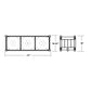 POLYWOOD Vineyard Rectangle Triple Planter Box