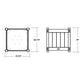 POLYWOOD Vineyard Large Square Planter Box