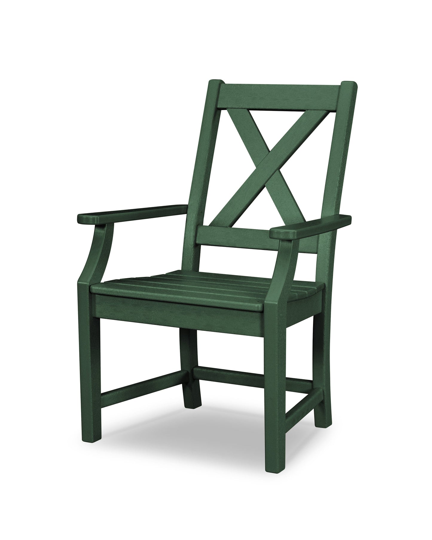 POLYWOOD Braxton Dining Arm Chair — Green