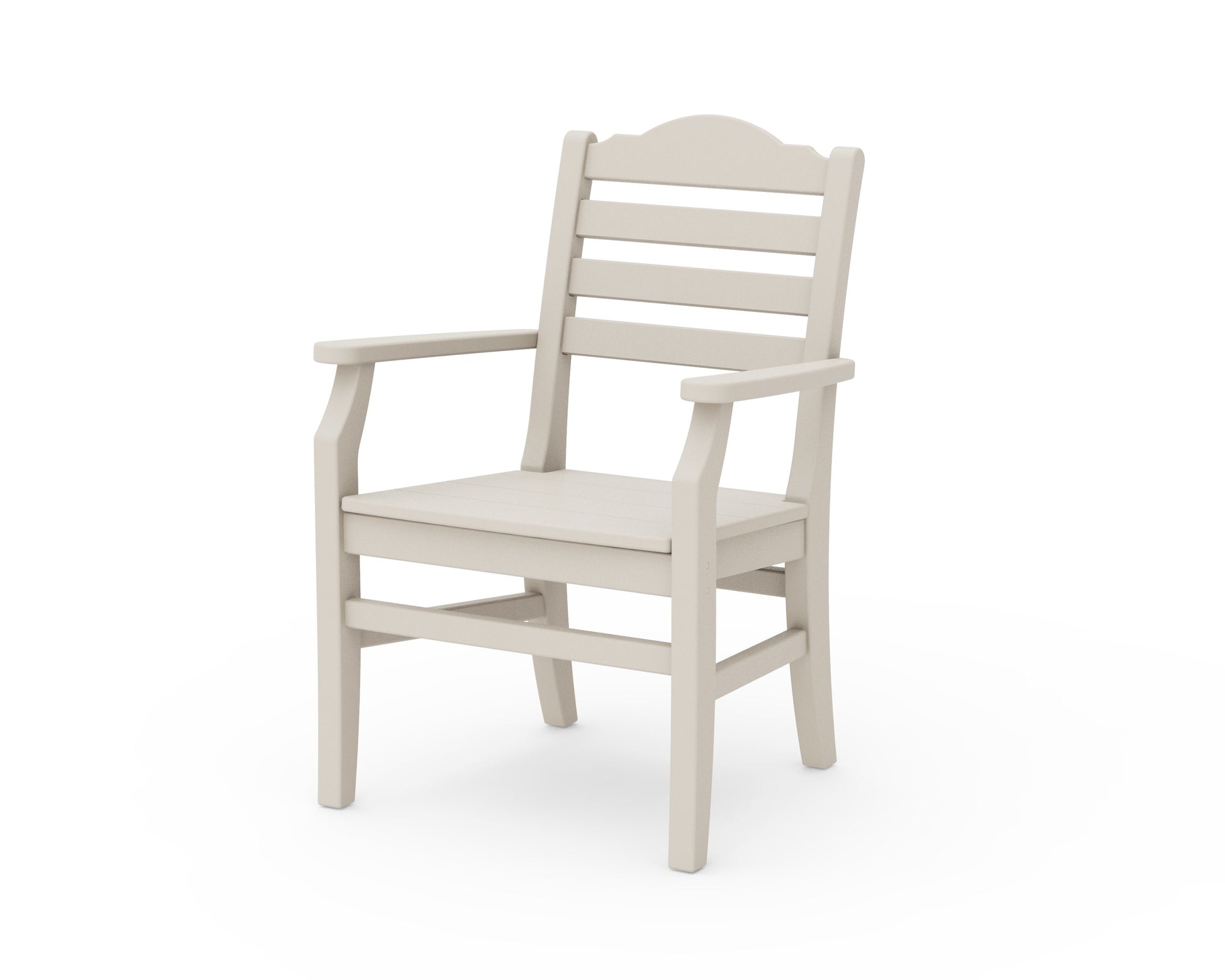 POLYWOOD Savannah Dining Arm Chair — Sand