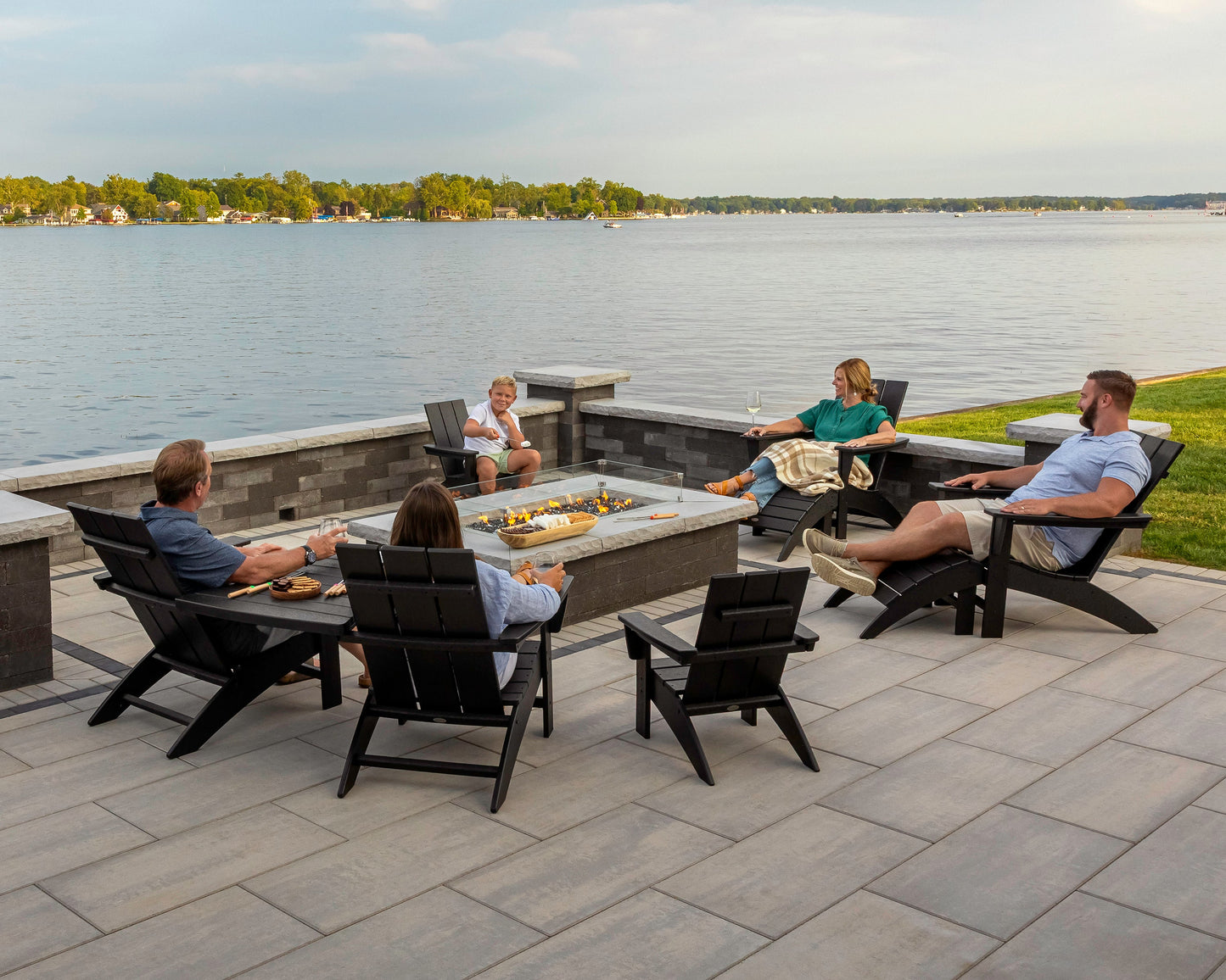 POLYWOOD 400 Series Angled Adirondack Connecting Table
