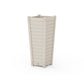 POLYWOOD Nautical Tapered Square Tall Planter Box — Sand