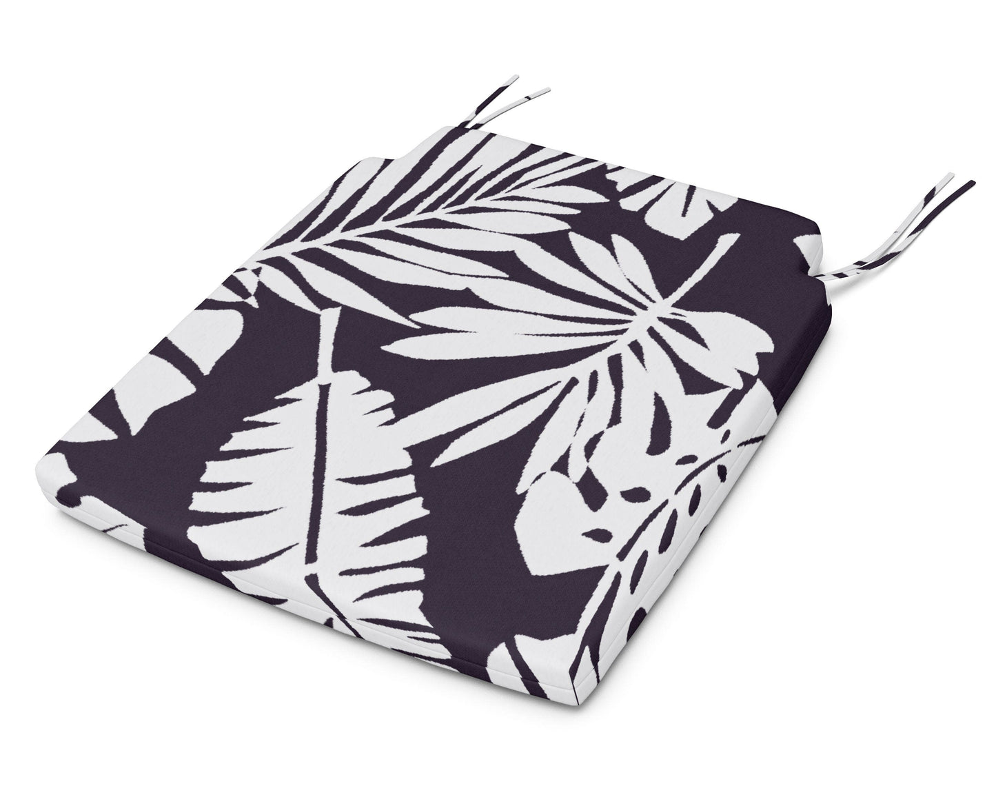 POLYWOOD Savannah Dining Seat Pad — Leaf Navy
