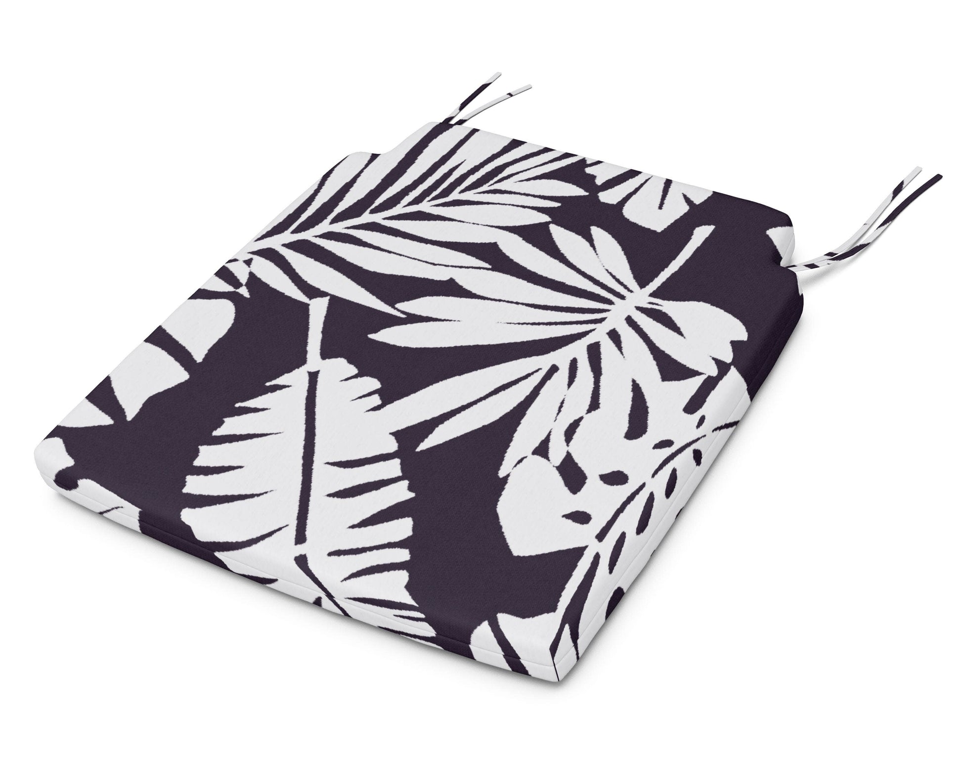 POLYWOOD Savannah Dining Seat Pad — Leaf Navy