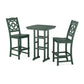 POLYWOOD Chinoiserie 3-Piece Bar Set — Green