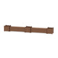 POLYWOOD 60" Vineyard Straight Double Planter Storage Bench Set- Large — Teak
