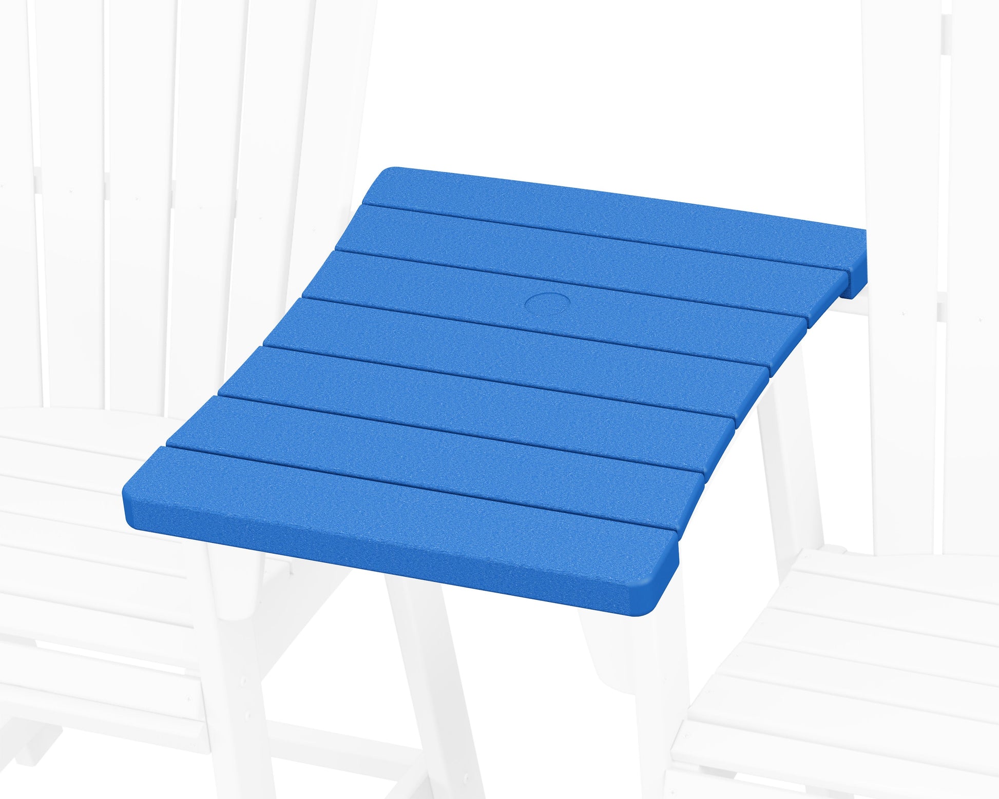 POLYWOOD 600 Series Straight Adirondack Dining Connecting Table — Pacific Blue