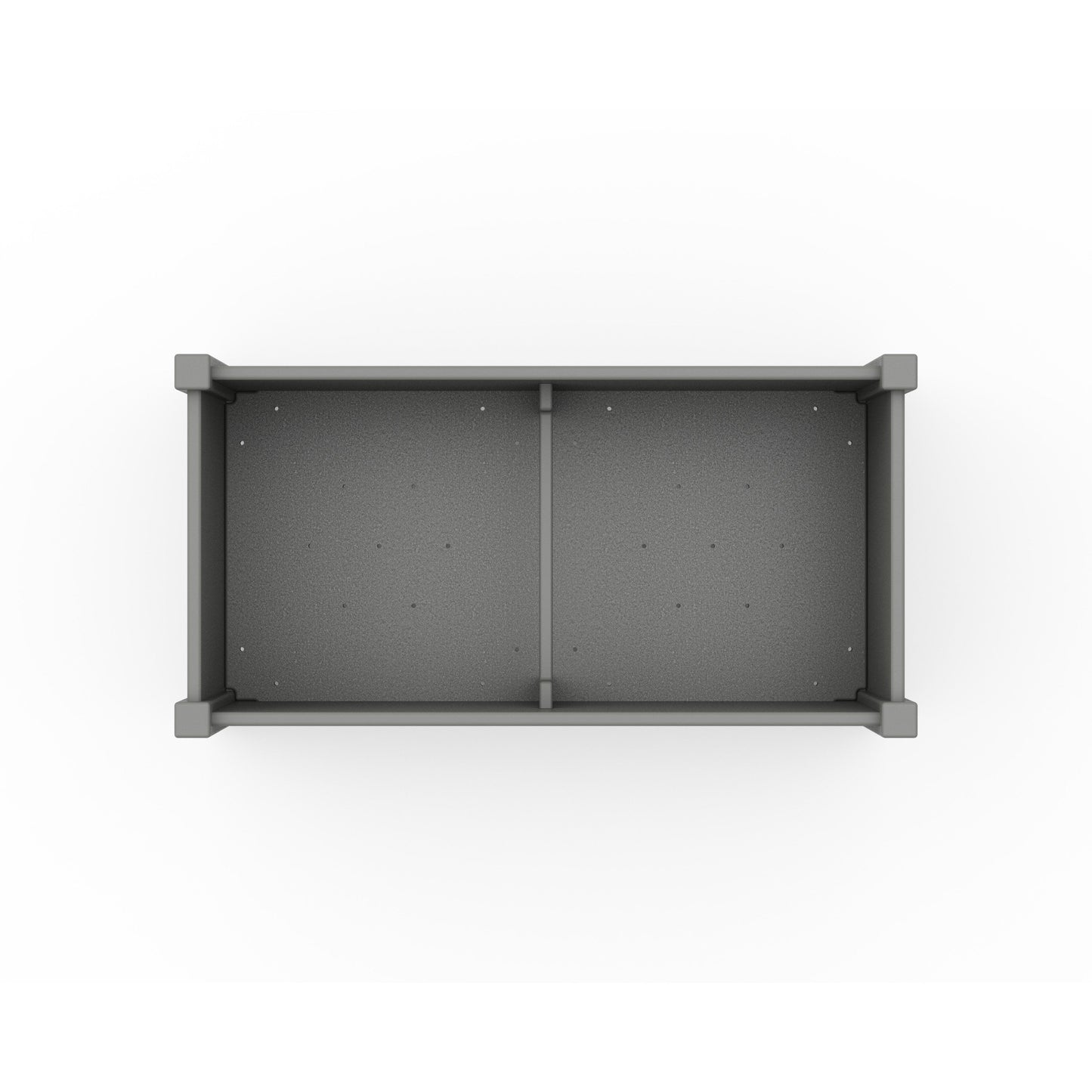 POLYWOOD Country Living Large Rectangle Double Planter Box