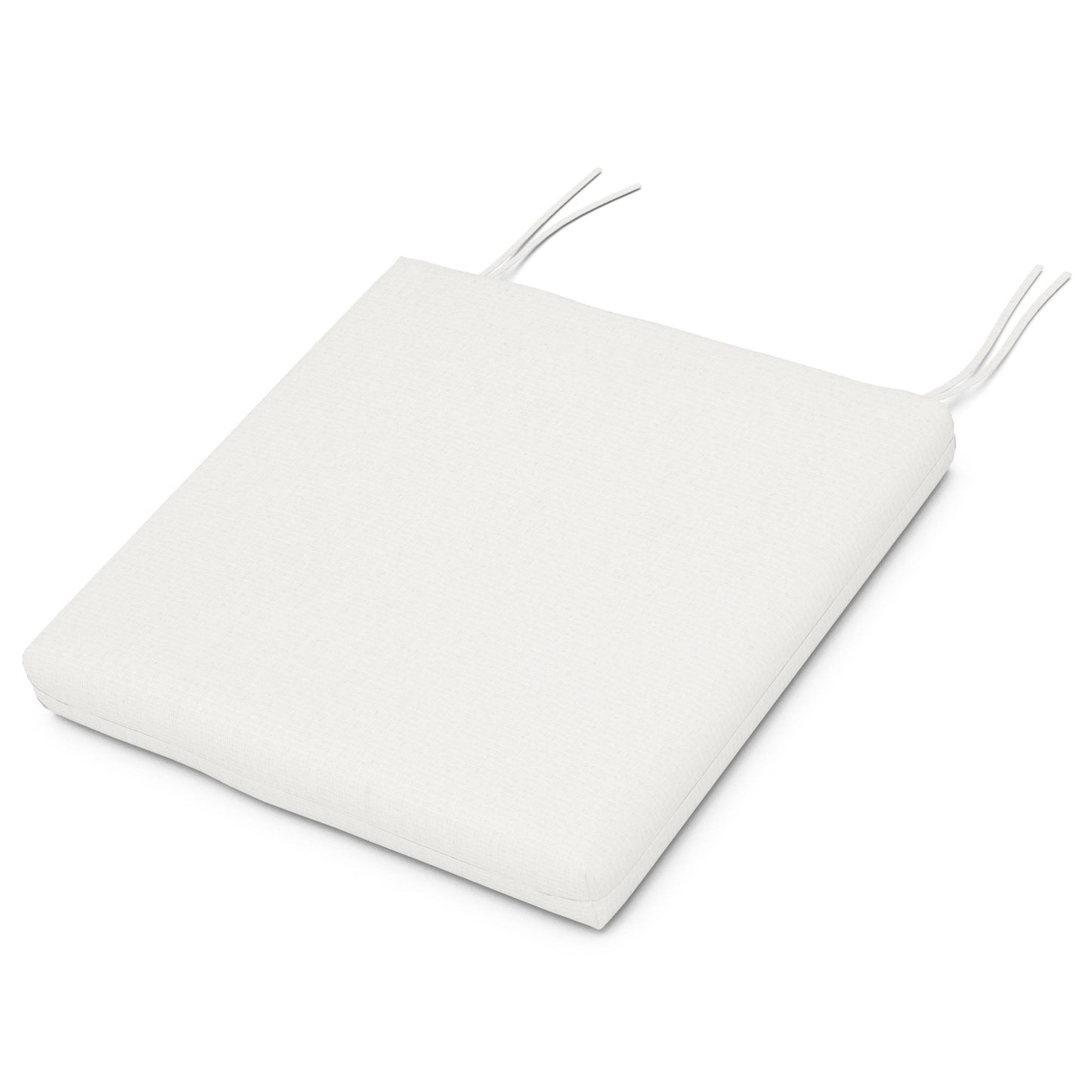 POLYWOOD Acadia Dining Side Seat Pad — Natural Linen